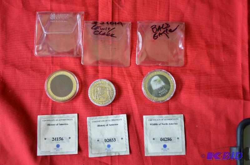 $10 Liberty coin with certificate of authenti...