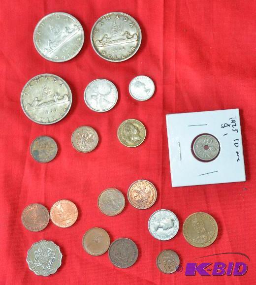COINS- from Canada, Germany, Canary Islands, ...