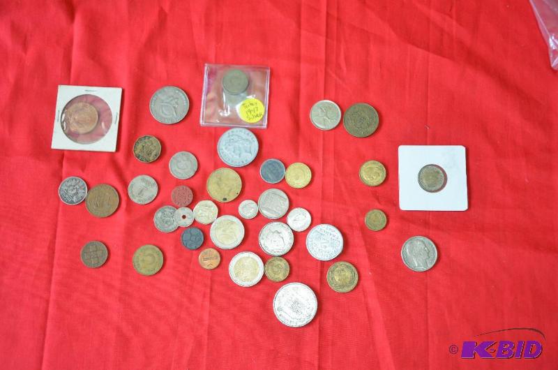 Coins - Turkey 1947 2 silver coins British pe...