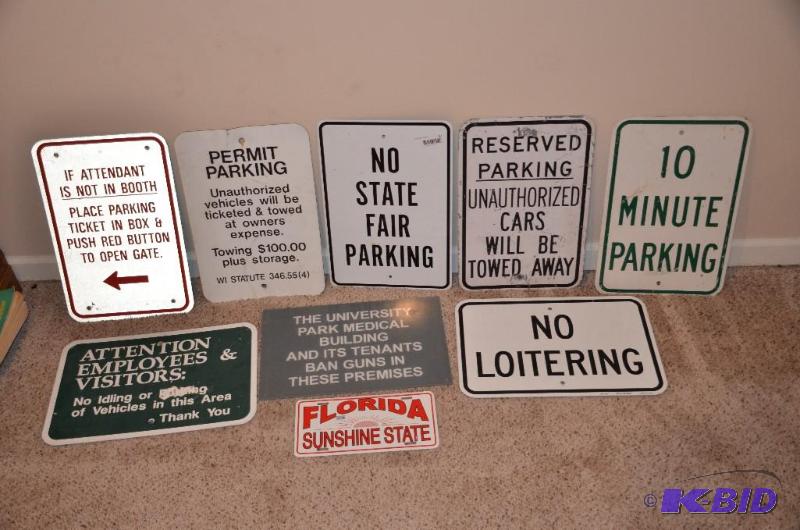 Lot of Metal signs&nbspthe largest is 18x12&...