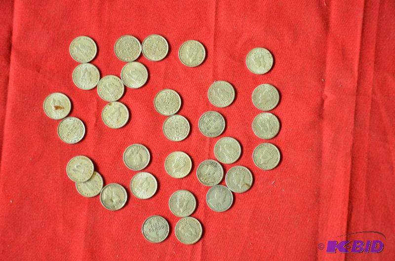Newfoundland 5 cent pieces 1908 21943...