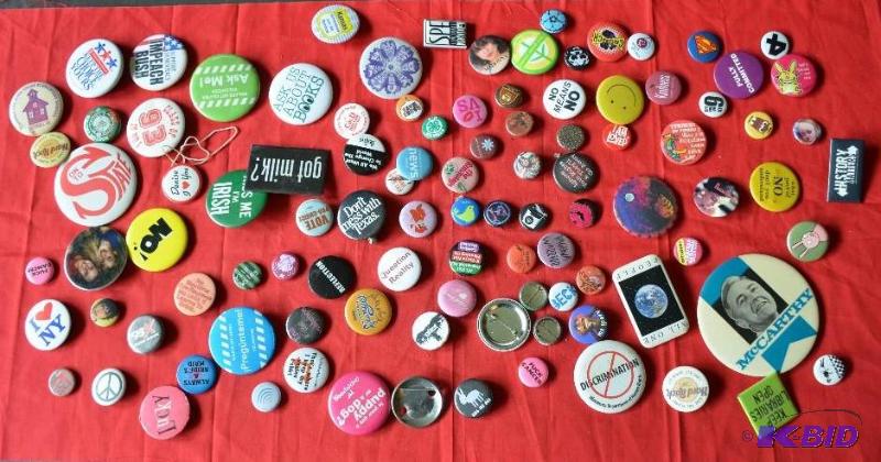 Vintage buttons - McCarthy for President&nbsp...