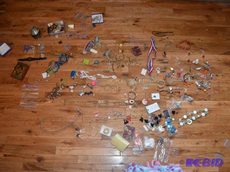 Large collection of jewelry- some sterling si...