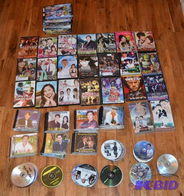 Chinese DVDs &amp music CDs...
