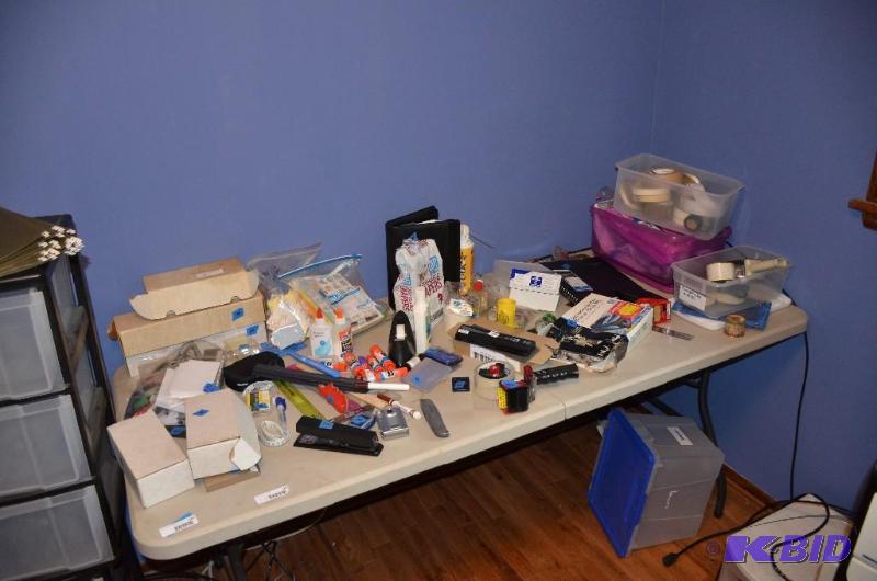 Large lot of office items printing paper, cl...