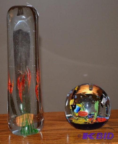 Beautiful MURANO glass. One marked $159.00 fr...