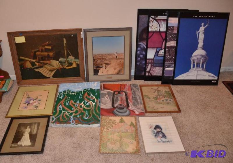 Group of artwork. Approx 13...