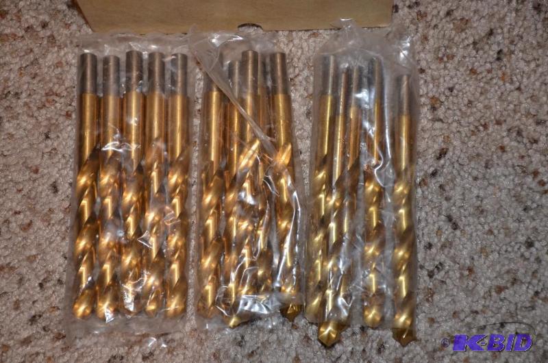 HSS twist drills, size 12, 15 pieces...