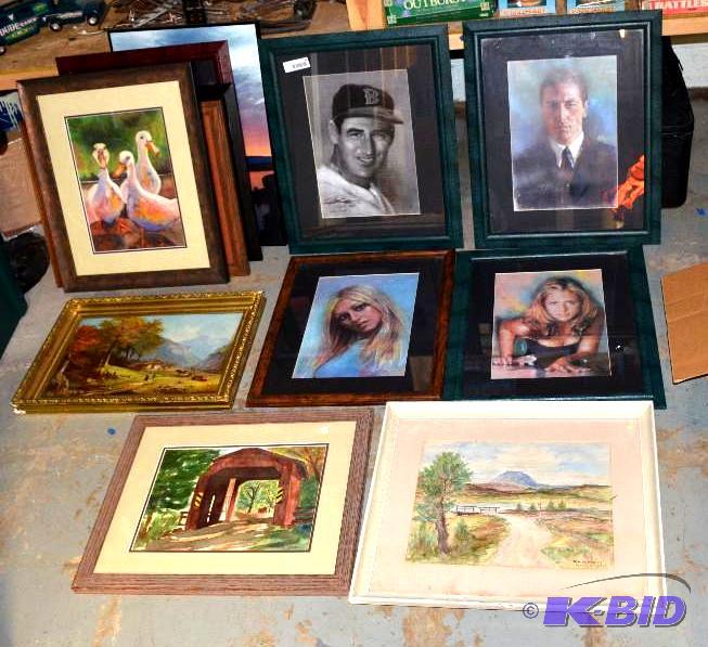Large group of art many signed pieces....