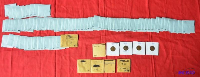 Collection of Indian Heads &amp Lincoln cent...