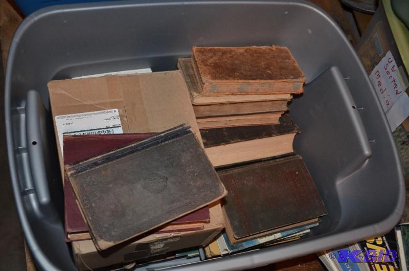Lot of antique school books including&nbsp ...