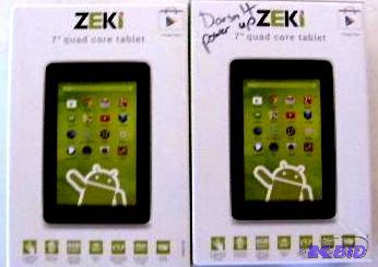 lot 32 image: Lot of 2 &nbsp7" Zeki Tablets  - Model ...