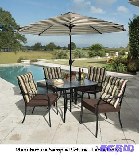 Patio Table - Table Only - Table with froste...