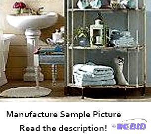 Ivory Iron Shelf - Rustic metal finish - Has ...