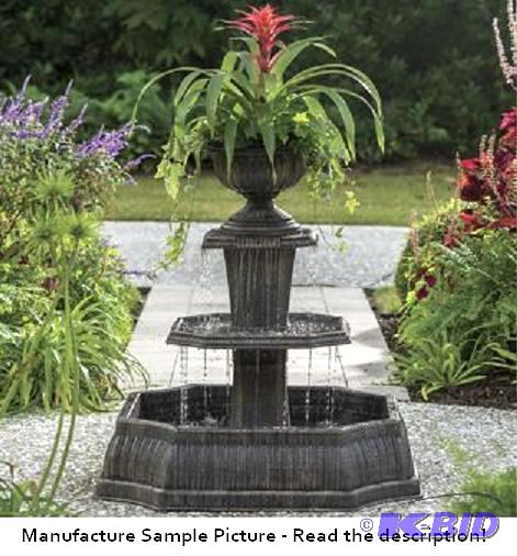 Three Tier&nbspPlanter Fountain - Green -&nb...