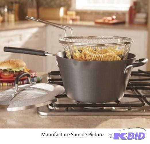 lot 13 image: Denmark Stovetop Deep Fryer Set -&nbsp4.5-qt...