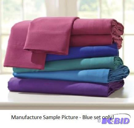 lot 22 image: Sapphire Sheet Set - Queen - Snuggle into sil...