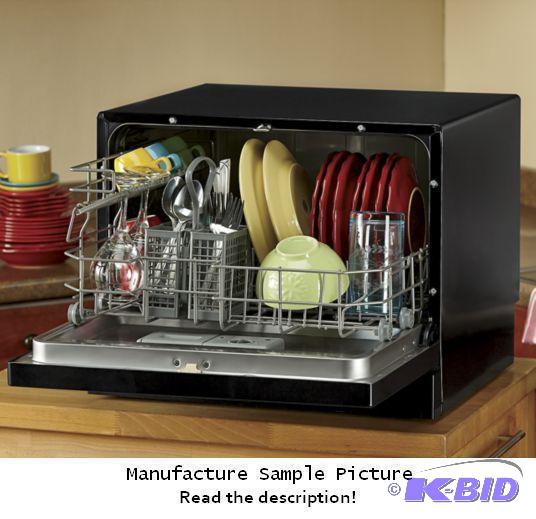 lot 57 image: Wards Portable Mini Dishwasher - Black - Mode...