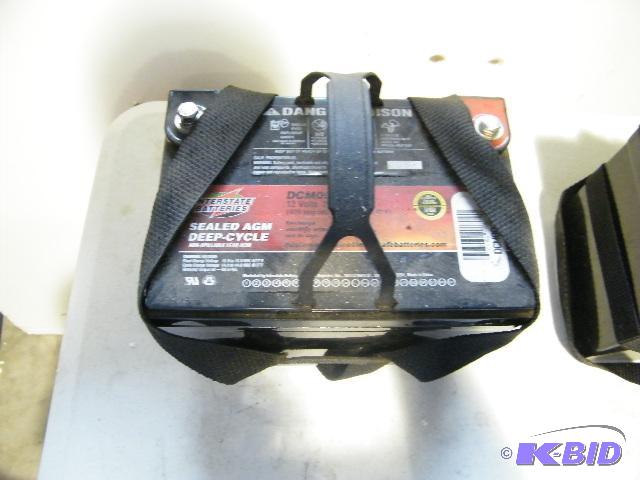 lot 60 image: Interstate Battery - Sealed AGM deep cycle - ...