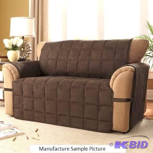 lot 7 image: Furniture Protector - LOVESEAT COVER - Chocol...