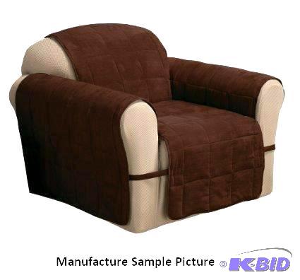 lot 8 image: Furniture Protector - CHAIR COVER - Chocolate...