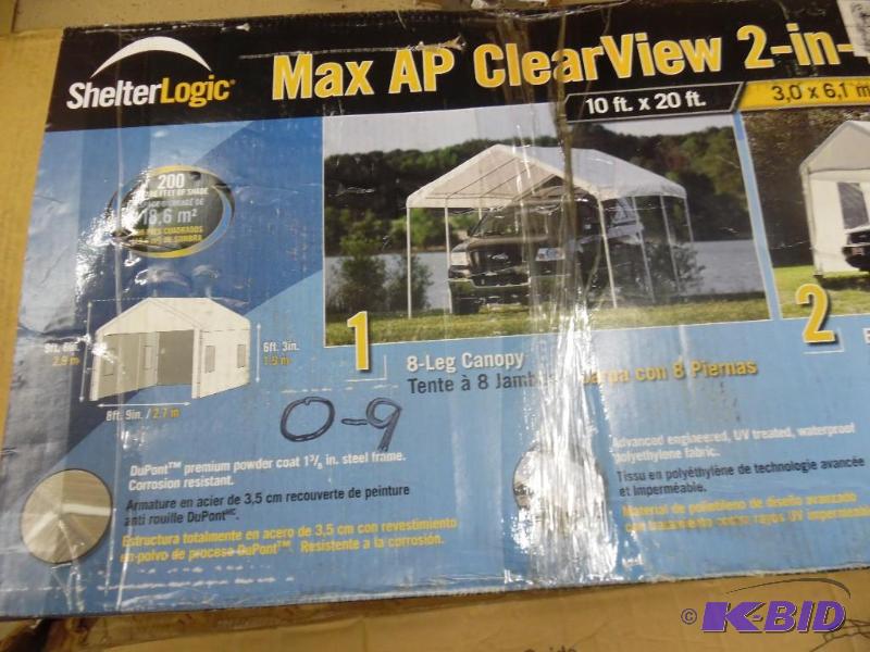 Shelter Logic 10x20 foot Instant Garage,