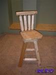 CASTLECREEK Log Bar Stool