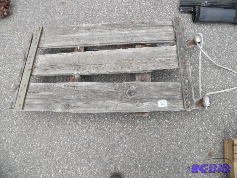 Vintage Wood Hauling Sled