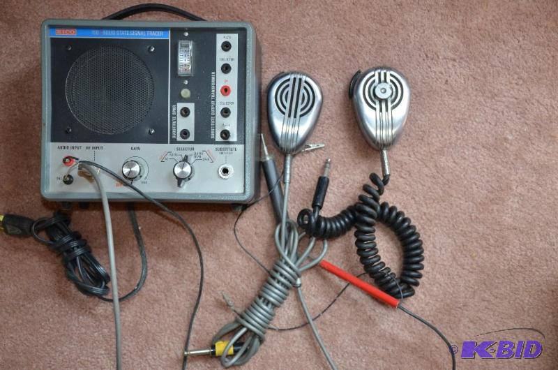 lot 115 image: Eico 150 Solid State Signal Tracer Turner Dy...