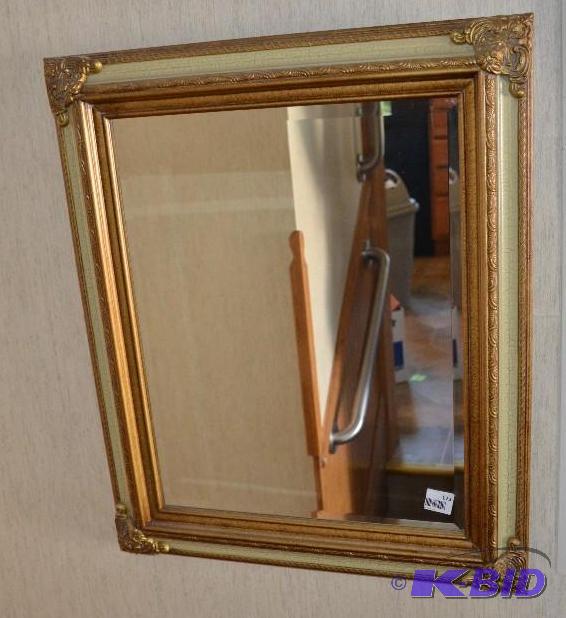 lot 173 image: Vintage wall mirror...
