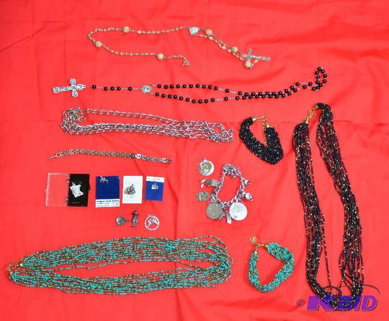 lot 38 image: Lot of jewelry- sterling silver historical an...