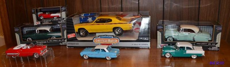 lot 63 image: 9 collectible toy cars- ErH&nbsp1970 buick&n...
