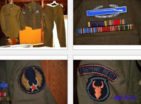 lot 79 image: 1945 United States World War II Uniform from ...