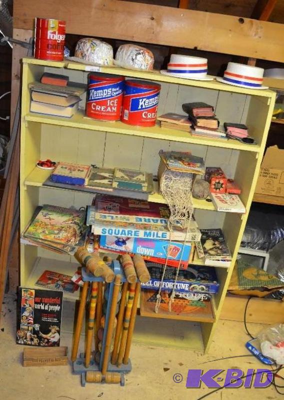 lot 81 image: Lot of Games and Books VintageAntique Games...