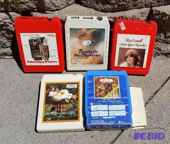 lot 38 image: Six 8-Track tapes