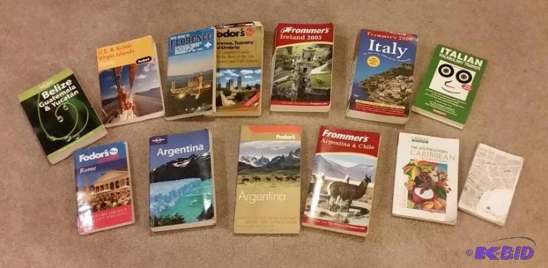 lot 47 image: Large Collection of International Travel Reference Books.