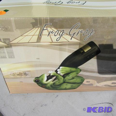 Frog Grog Wine Holder