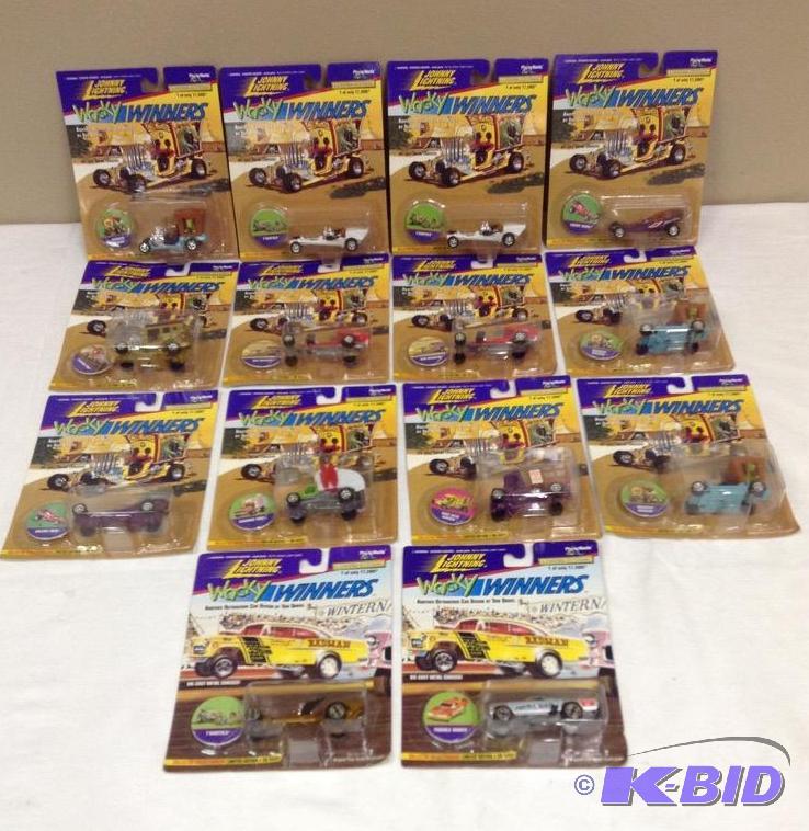 lot 30 image: Johnny Lightning Wacky Winners Cars