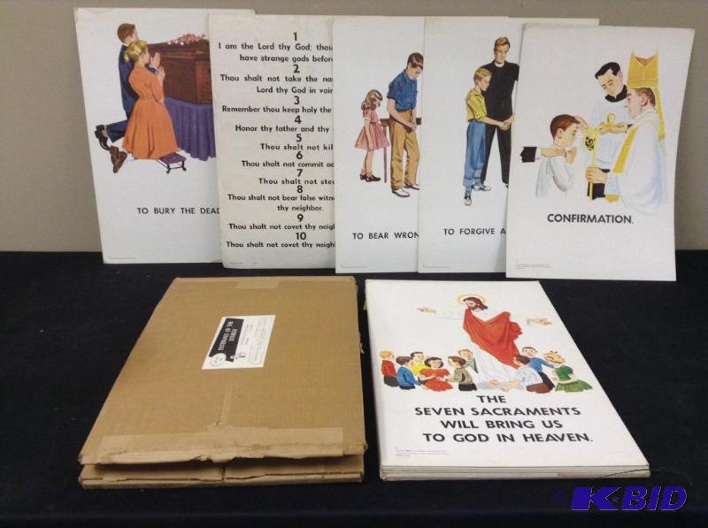 lot 78 image: Religious Class Cards