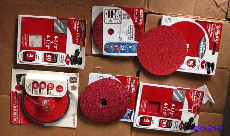 6 sanding items