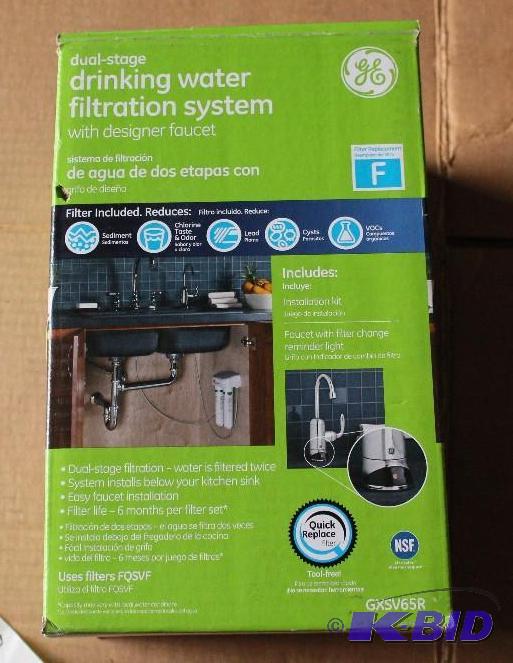 GE undersink water filtration kit