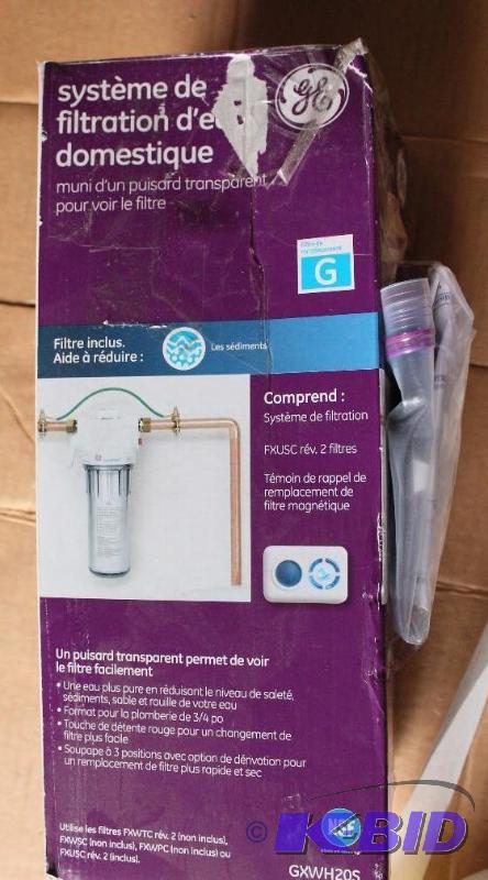 GE whole house filtration unit
