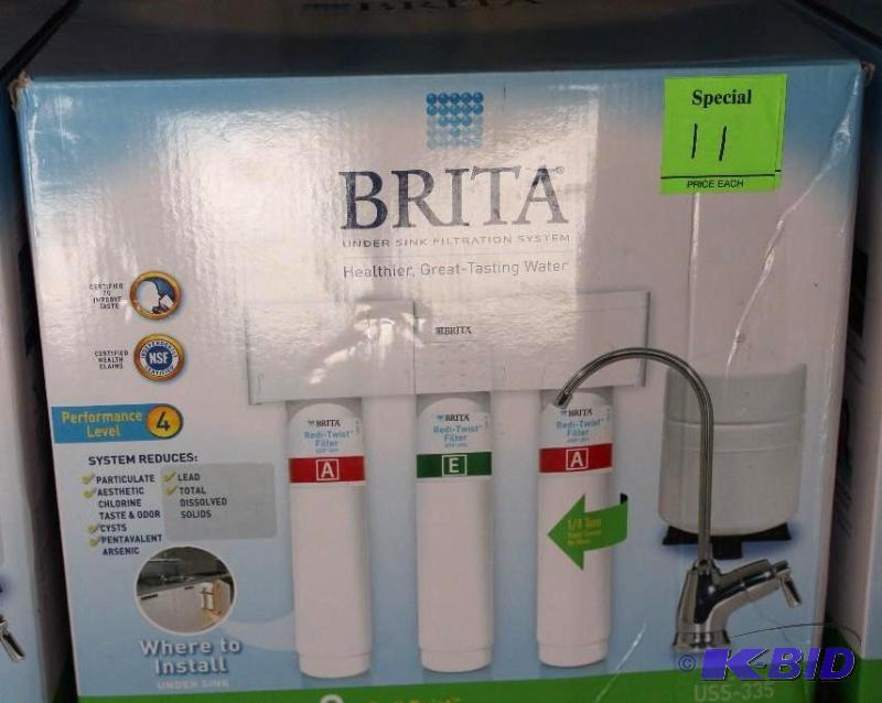 Brita under sink water filtration system, parts missing