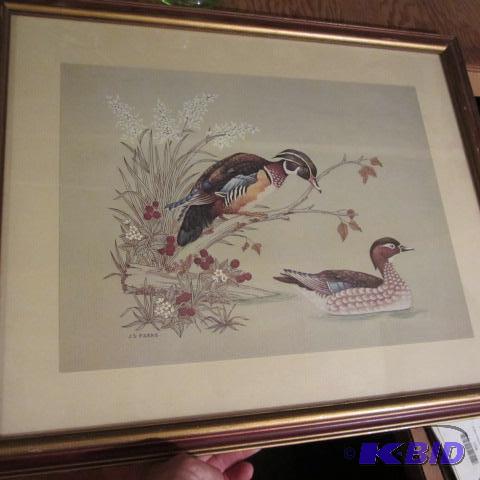 lot 156 image: Wood Ducks by JS Parks
