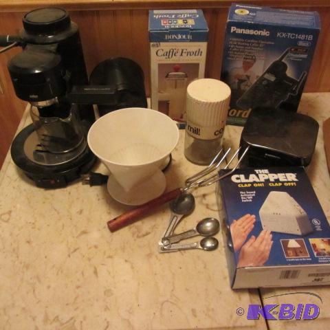 lot 166 image: Cappuccino, Frother, Grinder