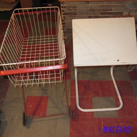 lot 168 image: Laundry Cart, Table