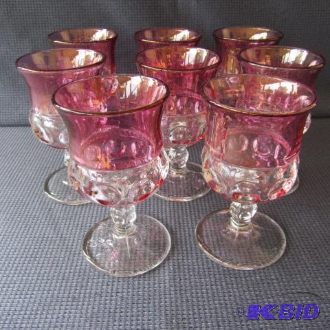 lot 17 image: Kings Crown Stemware