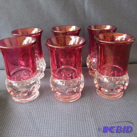 lot 18 image: Kings Crown Water Glasses