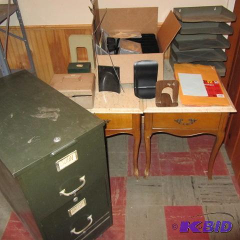 lot 182 image: File Cabinet, Office Supplies