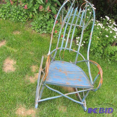 lot 203 image: Unusual Bentwood Rocker